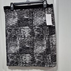 Karen Kane Monochrome Textured Pencil Skirt